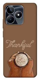 Чехол на Realme C53 Thankful coffee фото 1 из 1