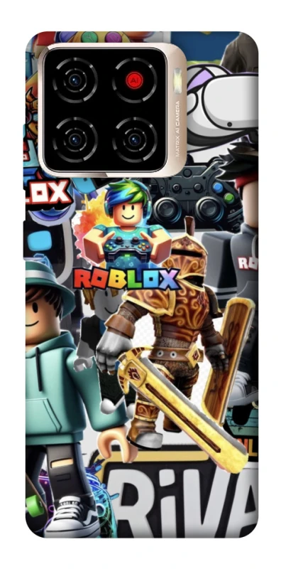 Чохол на ZTE Blade A56 Roblox collage ver.1 фото 1 з 1