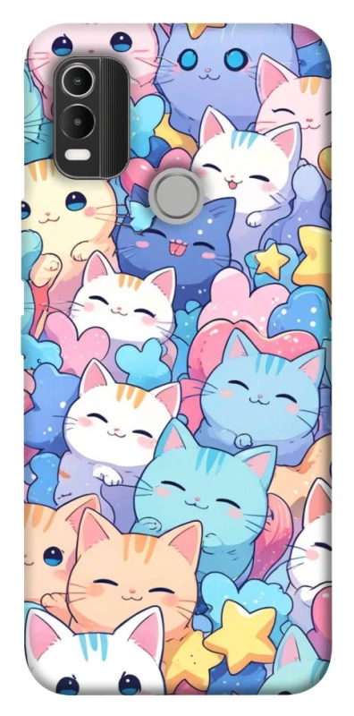 Чехол на Nokia C21 Plus Funny Kittens ver.3 фото 1 из 1