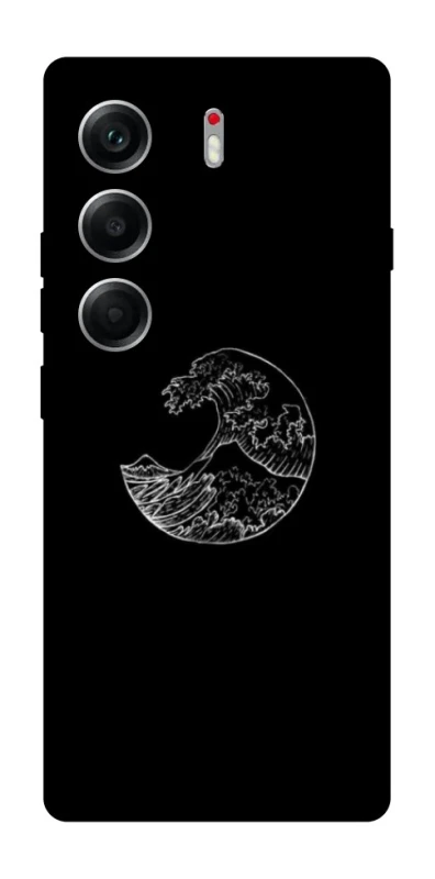 Чохол на Tecno Camon 40 Black tsunami фото 1 з 1