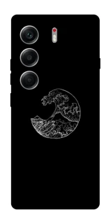 Чохол на Tecno Camon 40 Black tsunami фото 1 з 1