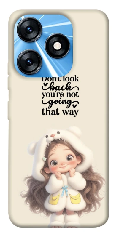 Чохол на TECNO Spark 10 Don't look back фото 1 з 1
