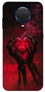 Чехол на Nokia G20 / G10 / 6.3 Heart in the hands of a skeleton фото 1 из 1