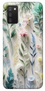 Чехол на Samsung Galaxy A03s Floral design ver.3 фото 1 из 1