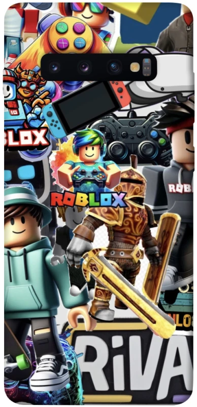 Чохол на Samsung Galaxy S10+ Roblox collage ver.1 фото 1 з 1