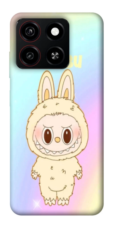 Чохол на ZTE Blade A35 4G Fluffy Rainbow Labubu фото 1 з 1