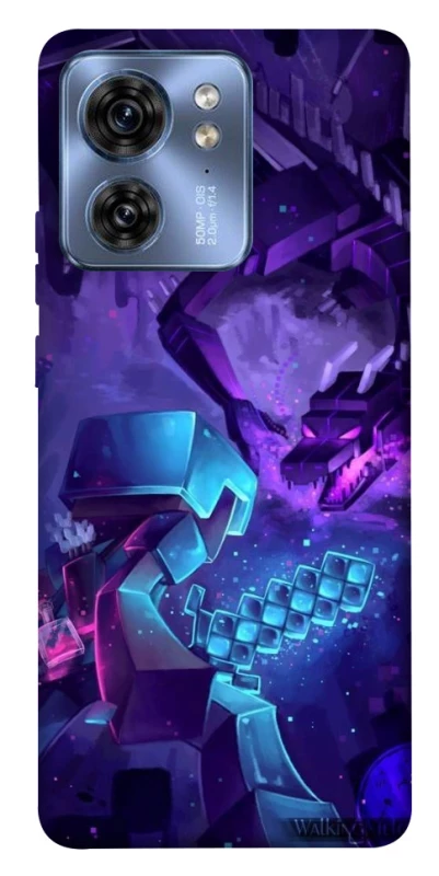 Чохол на Motorola Edge 40 Minecraft dragon фото 1 з 1