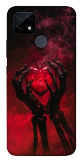 Чехол на Realme C12 Heart in the hands of a skeleton фото 1 из 1