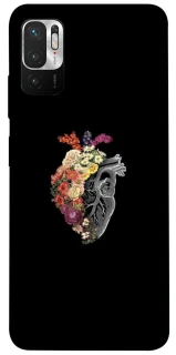 Чохол на Xiaomi Redmi Note 10 5G Heart with flowers фото 1 з 1