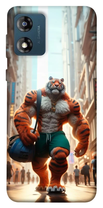 Чехол на Motorola Moto E13 Тигр фото 1 из 1