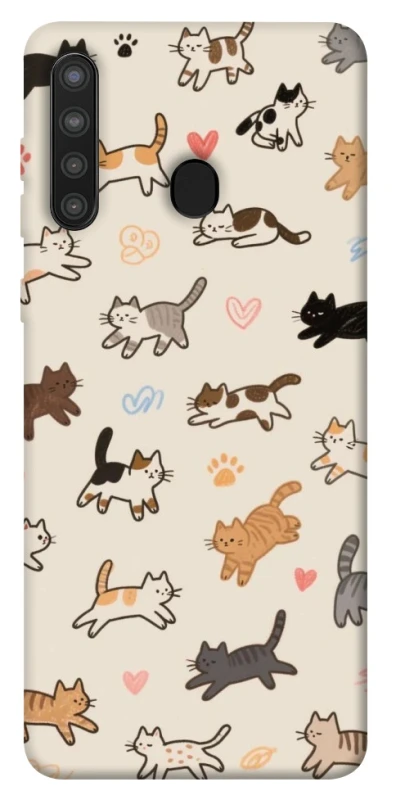 Чохол на Samsung Galaxy A21 Cat style ver.2 фото 1 з 1