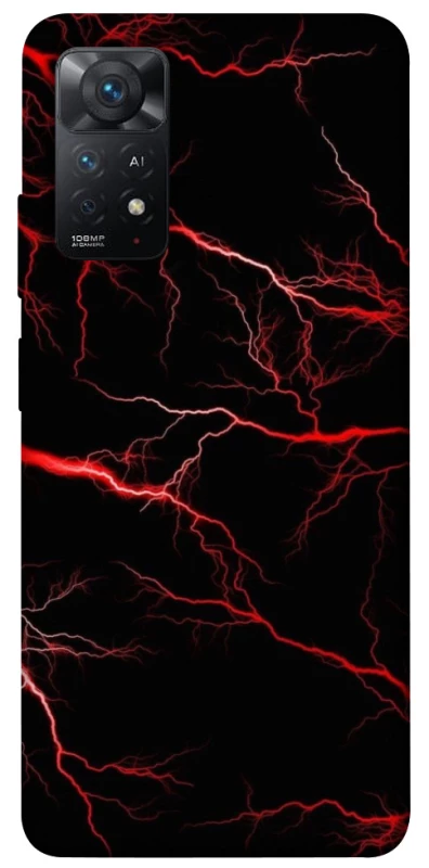 Чехол на Xiaomi Redmi Note 12 Pro 4G Красная молния фото 1 из 1