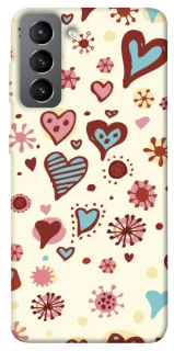 Чохол на Samsung Galaxy S21 FE Pretty hearts фото 1 з 1