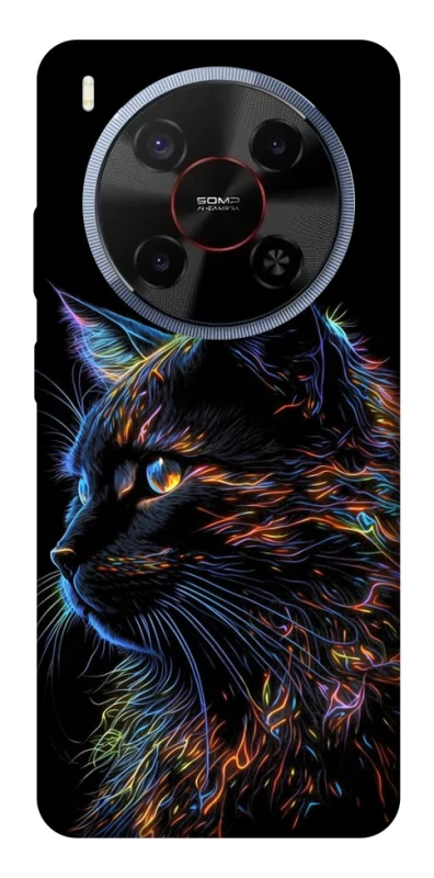 Чохол на ZTE Blade V70 Max Чорний кіт фото 1 з 1