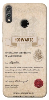 Чехол на Huawei Honor 8X The Hogwarts acceptance letter фото 1 из 1