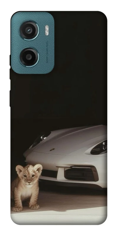 Чехол на Motorola Moto G06 Porsche white фото 1 из 1