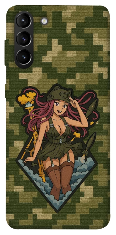 Чохол на Samsung Galaxy S21+ Military Waifu фото 1 з 1