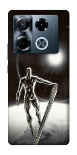 Чохол на Infinix Note 40 Pro 4G Срібний серфер фото 1 з 1