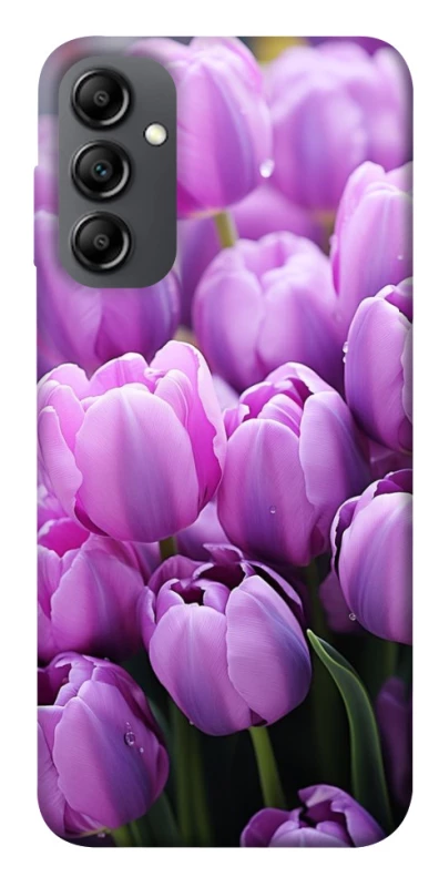 Чехол на Samsung Galaxy A14 4G/5G Фиолетовые тюльпаны фото 1 из 1