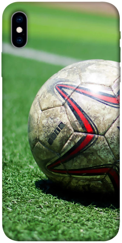 Чехол на Apple iPhone X (5.8") Мяч на газоне фото 1 из 1