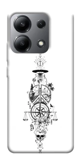Чехол на Xiaomi Redmi Note 13 4G Tattoo ver.7 фото 1 из 1