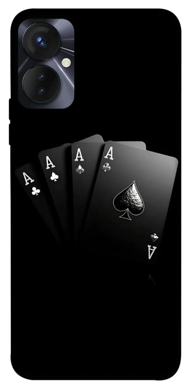 Чохол на TECNO Spark 9 Pro (KH7n) Black Cards фото 1 з 1