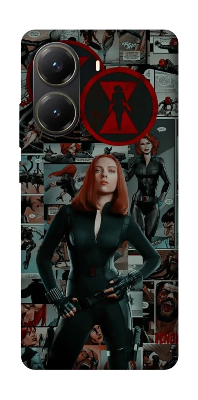 Чохол на Xiaomi Poco X6 Pro Black Widow фото 1 з 1