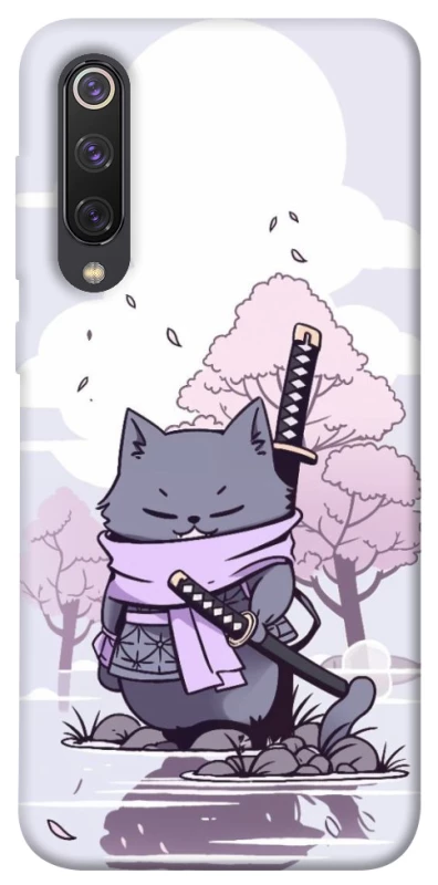 Чехол на Xiaomi Mi 9 SE Samurai cat фото 1 из 1