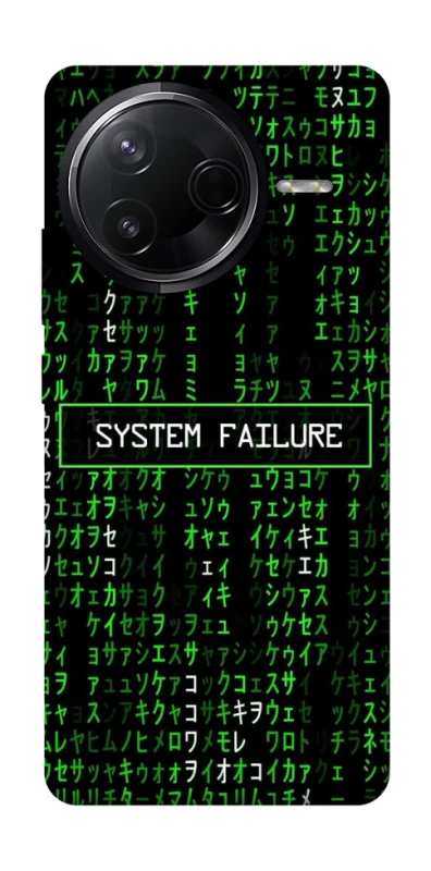 Чехол на Infinix Note 50 Pro Matrix system failure фото 1 из 1