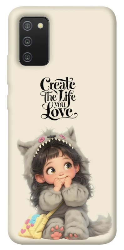 Чохол на Samsung Galaxy A02s Create the life you love фото 1 з 1