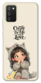 Чохол на Samsung Galaxy A02s Create the life you love фото 1 з 1