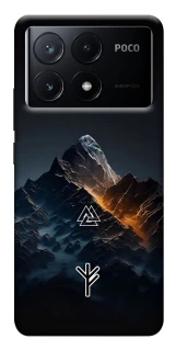Чехол на Xiaomi Poco X6 Руны в горах фото 1 из 1