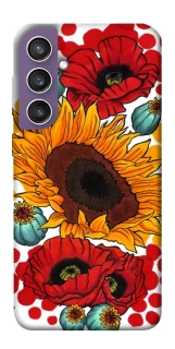 Чохол на Samsung Galaxy S23 FE Соняшники та маки фото 1 з 1