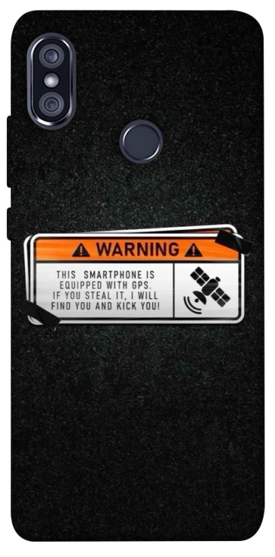 Чохол на Xiaomi Redmi Note 5 Pro / Note 5 (AI Dual Camera) Warning фото 1 з 1