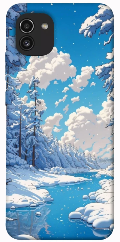 Чехол на Samsung Galaxy A03 Winter art фото 1 из 1