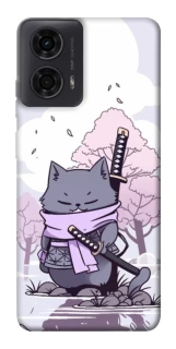 Чохол на Motorola Moto G04 Samurai cat фото 1 Чохол на Motorola Moto G04 Samurai cat фото 1 з 1