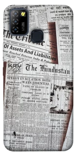 Чехол на Infinix Hot 10 Lite Газеты фото 1 из 1