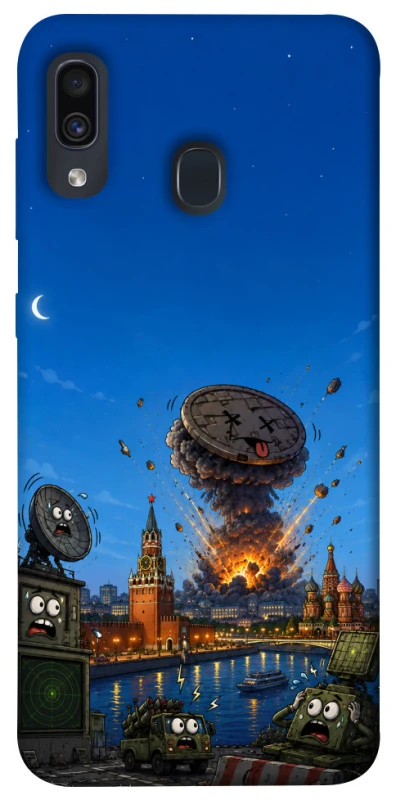 Чохол на Samsung Galaxy A20 / A30 Moscow never sleeps ver.8 фото 1 з 1