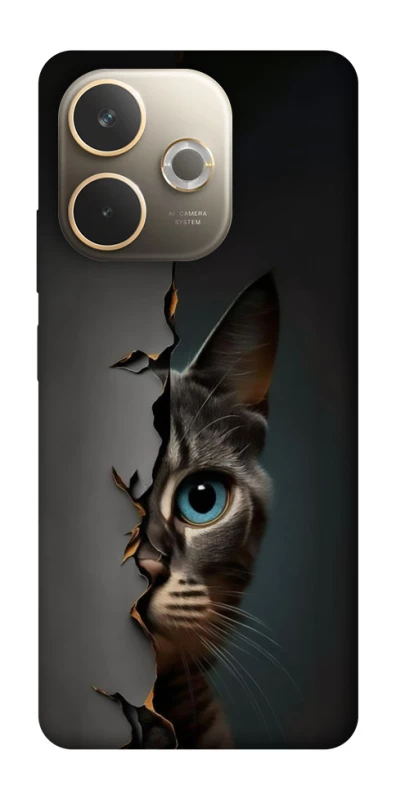 Чехол на Oppo A5 Pro 4G Кот-подглядыватель v2 фото 1 из 1