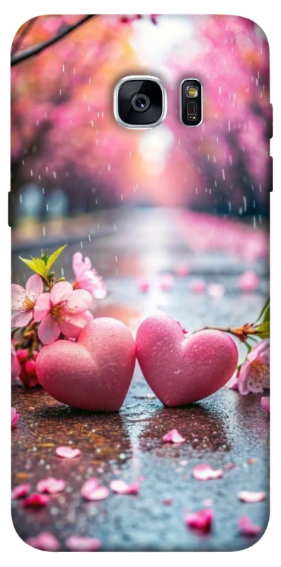 Чохол на Samsung G935F Galaxy S7 Edge Pink heart фото 1 з 1