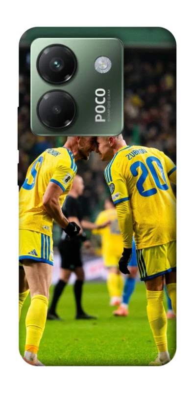 Чехол на Xiaomi Poco M7 pro 5G UA-Football ver.2 фото 1 из 1