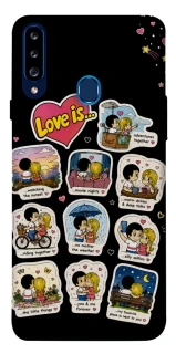 Чохол на Samsung Galaxy A20s Love is ver.4 фото 1 з 1