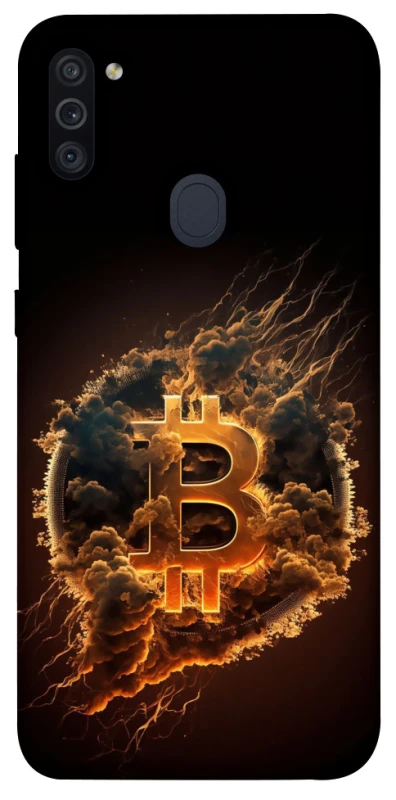 Чехол на Samsung Galaxy M11 Smoky Bitcoin фото 1 из 1