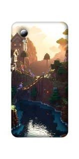 Чехол на ZTE Blade A3 (2019) Minecraft sunset фото 1 из 1