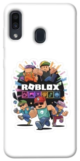 Чехол на Samsung Galaxy A20 / A30 Roblox logo ver.3 фото 1 из 1