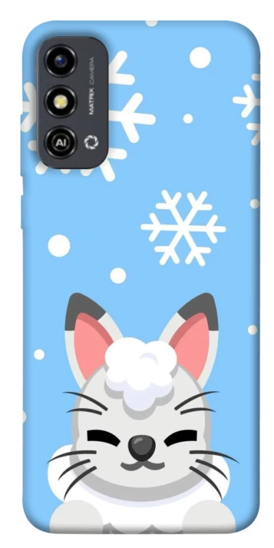 Чехол на ZTE Blade A53 Adopt Me Snow Kitty Smile фото 1 из 1