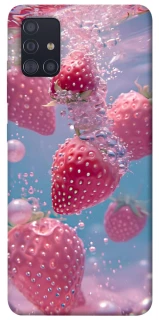 Чохол на Samsung Galaxy A51 Полуниця в воді фото 1 з 1