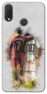 Чохол на Huawei P Smart+ (nova 3i) Ronaldo та Messi фото 1 з 1
