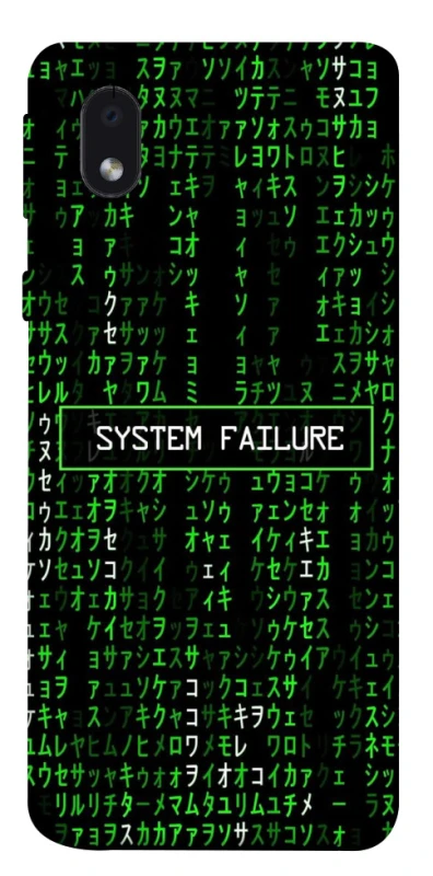 Чехол на Samsung Galaxy M01 Core / A01 Core Matrix system failure фото 1 из 1