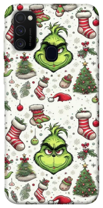 Чохол на Samsung Galaxy M21 Grinch mood ver.3 фото 1 з 1